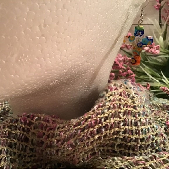 Cross Earrings - Picture 6 of 7